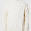 SELECTED FLÄTSTICKNING POLOTRÖJA Beige Shop