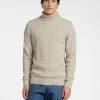 SELECTED FLÄTSTICKNING TRÖJA Beige Fashion