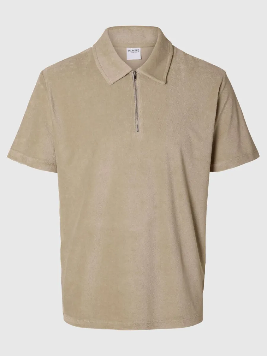 frotttyg_piktrja_3-1.webp SELECTED FROTTÉTYG PIKÉTRÖJA Beige Shop