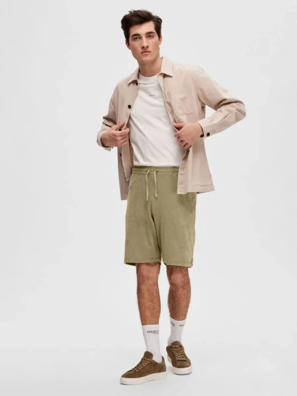 SELECTED FROTTÉTYG SHORTS Green Cheap