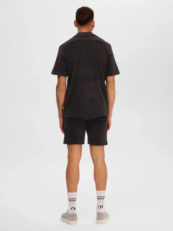 SELECTED FROTTÉTYG SKJORTA Black Hot