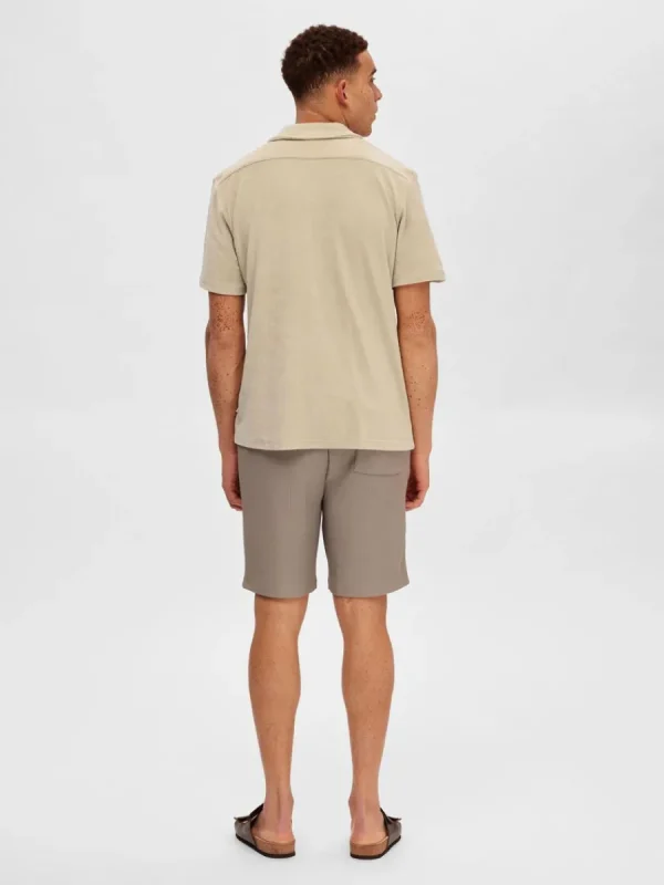 SELECTED FROTTÉTYG SKJORTA Beige Outlet