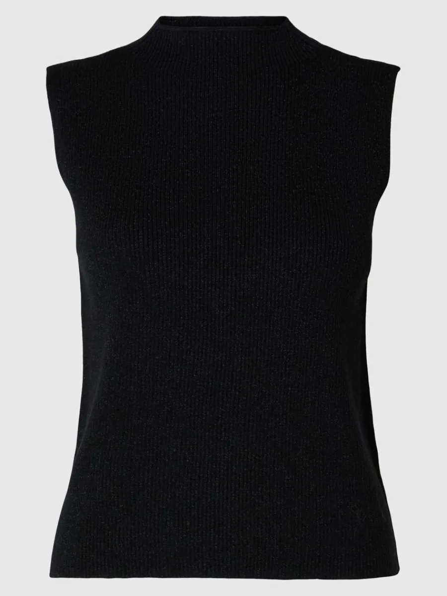 glitter_rmls_topp_5-1.webp SELECTED GLITTER ÄRMLÖS TOPP Black Cheap