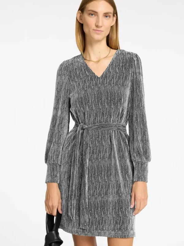 SELECTED GLITTRIGT KORT KLÄNNING Black Sale