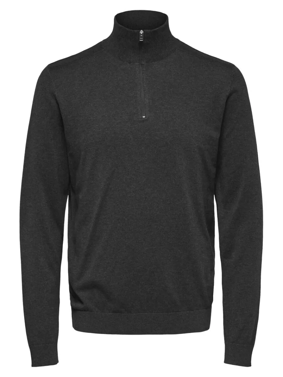 halvlngt_blixtls_stickad__4-2.webp SELECTED HALVLÅNGT BLIXTLÅS STICKAD TRÖJA Grey Store