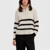 SELECTED HALVLÅNGT BLIXTLÅS TRÖJA Beige Store