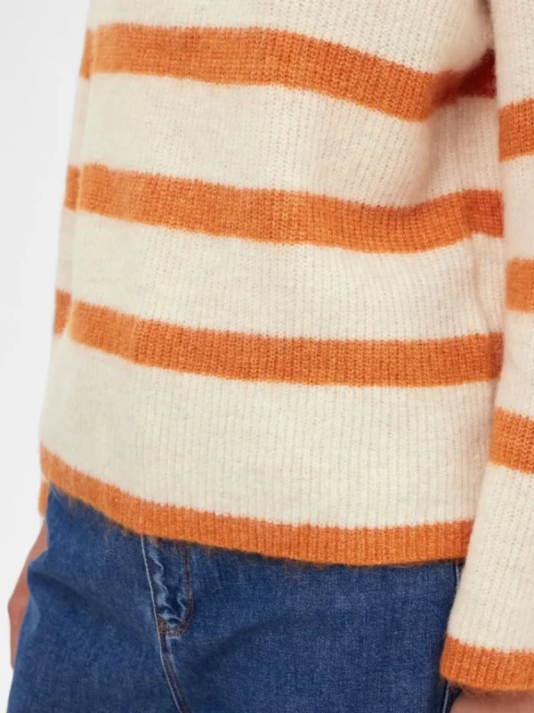 SELECTED HALVLÅNGT BLIXTLÅS TRÖJA Beige Best Sale