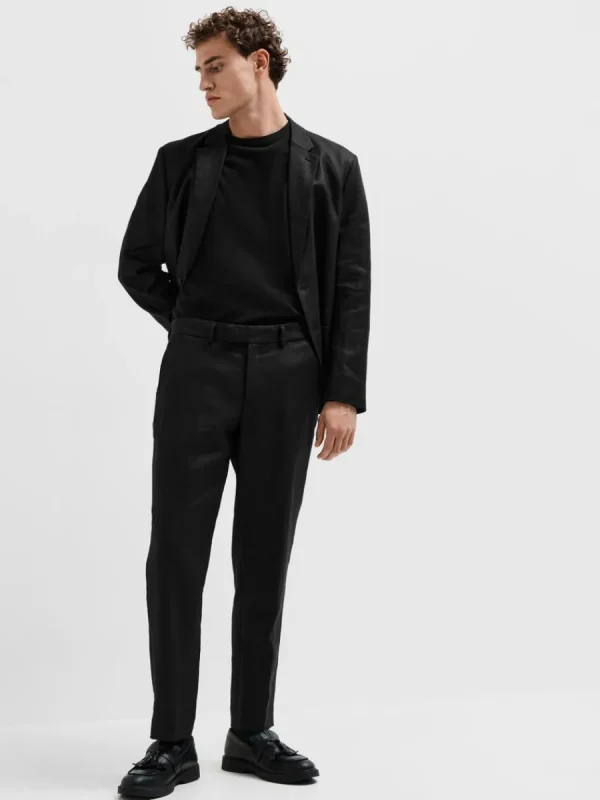 SELECTED 100% HAMPA BYXOR Black Fashion