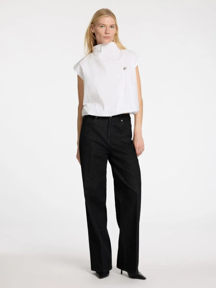 hg_hals_beskuren_topp_1.webp SELECTED HÖG HALS BESKUREN TOPP White Cheap