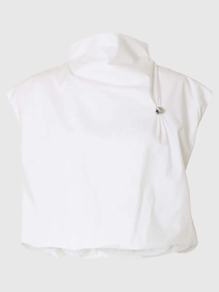 hg_hals_beskuren_topp_5.webp SELECTED HÖG HALS BESKUREN TOPP White Cheap