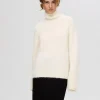 SELECTED HÖG HALS TRÖJA Beige Store