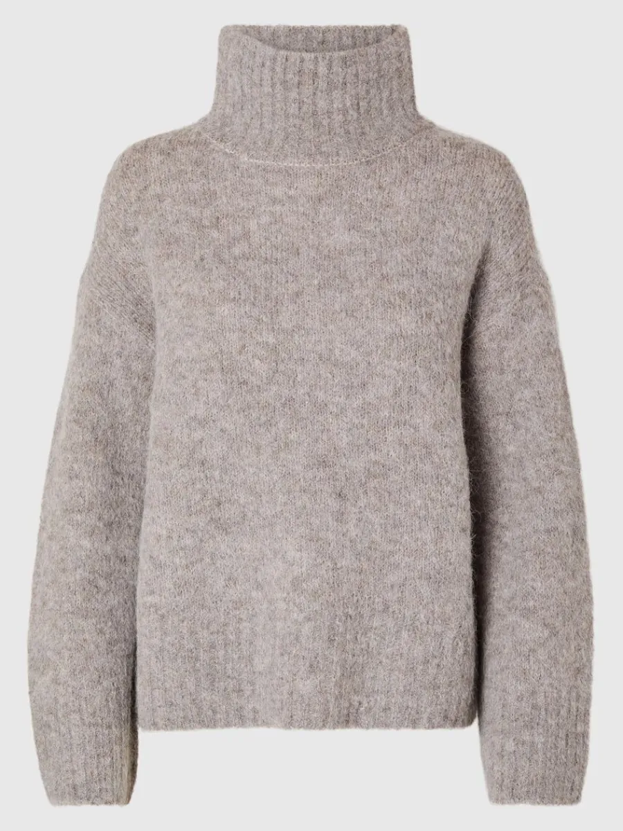 hg_hals_trja_5.webp SELECTED HÖG HALS TRÖJA Grey Discount