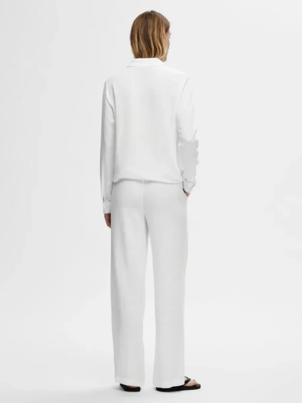 SELECTED HÖG MIDJA BYXOR White Clearance