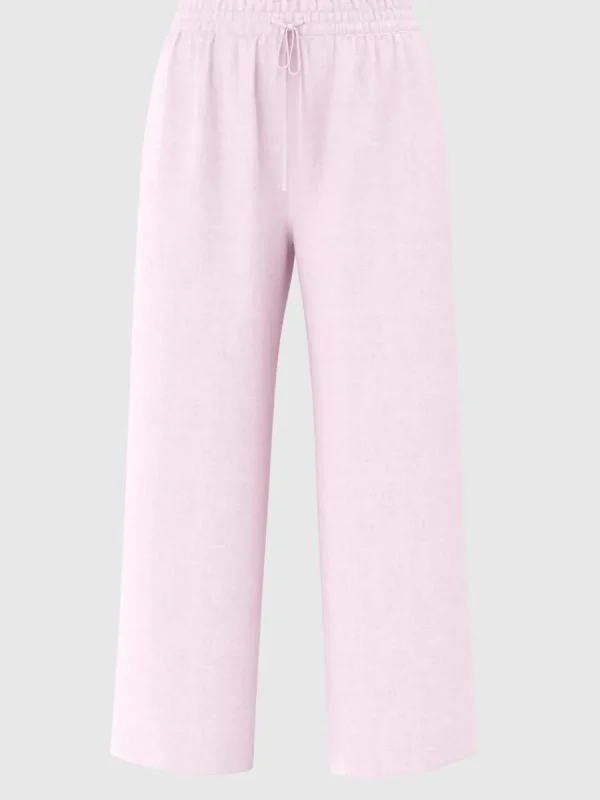 SELECTED HÖG MIDJA BYXOR Pink Sale