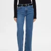 SELECTED HÖG MIDJA JEANS MED VIDA BEN Blue Online
