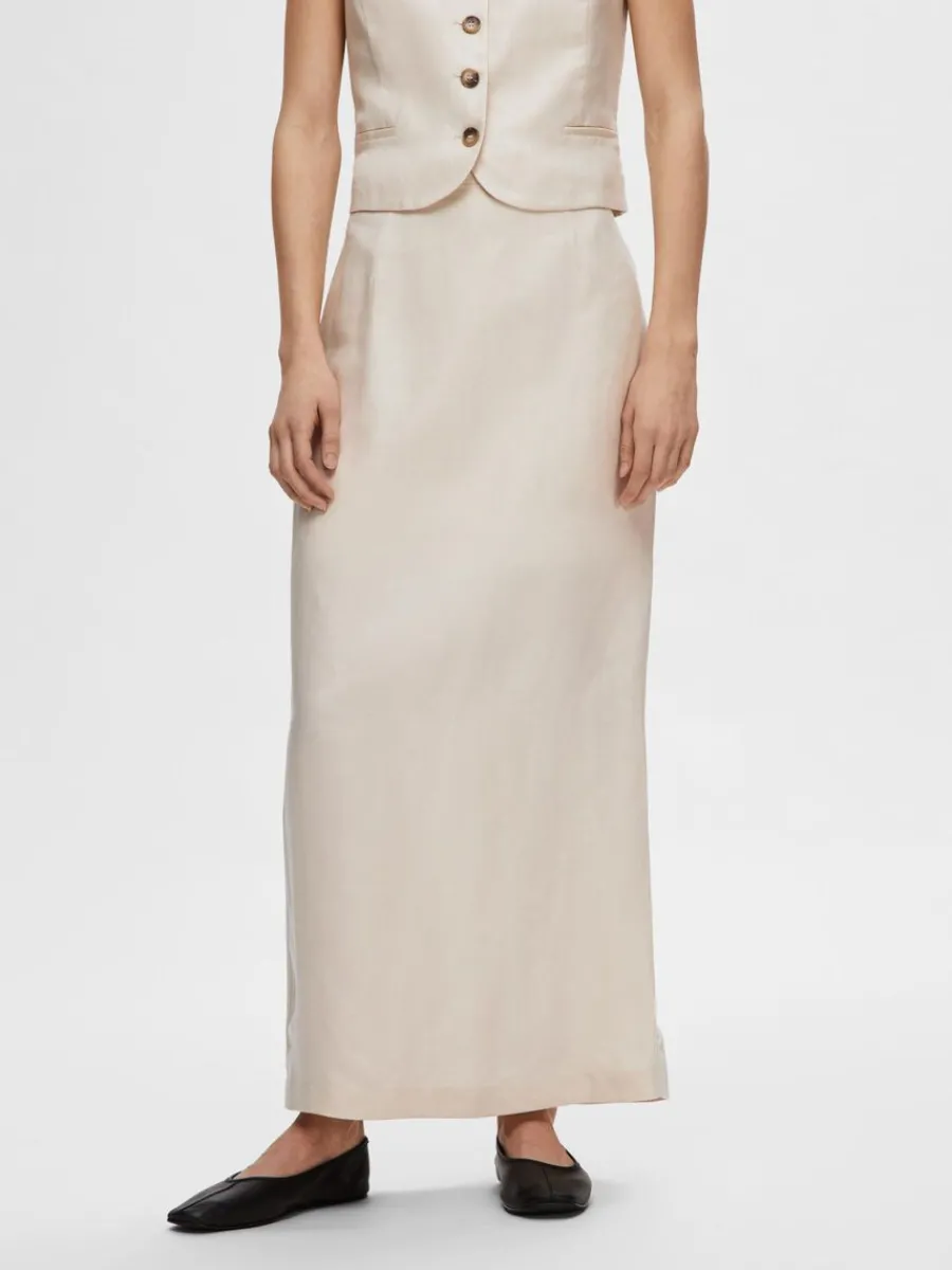 hg_midja_maxikjol_1-7.webp SELECTED HÖG MIDJA MAXIKJOL Beige Cheap