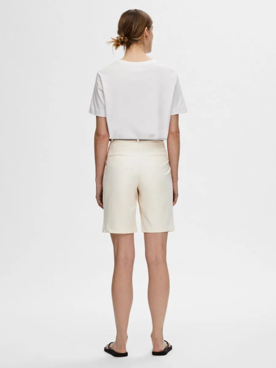 hg_midja_shorts_5.webp SELECTED HÖG MIDJA SHORTS Beige Cheap