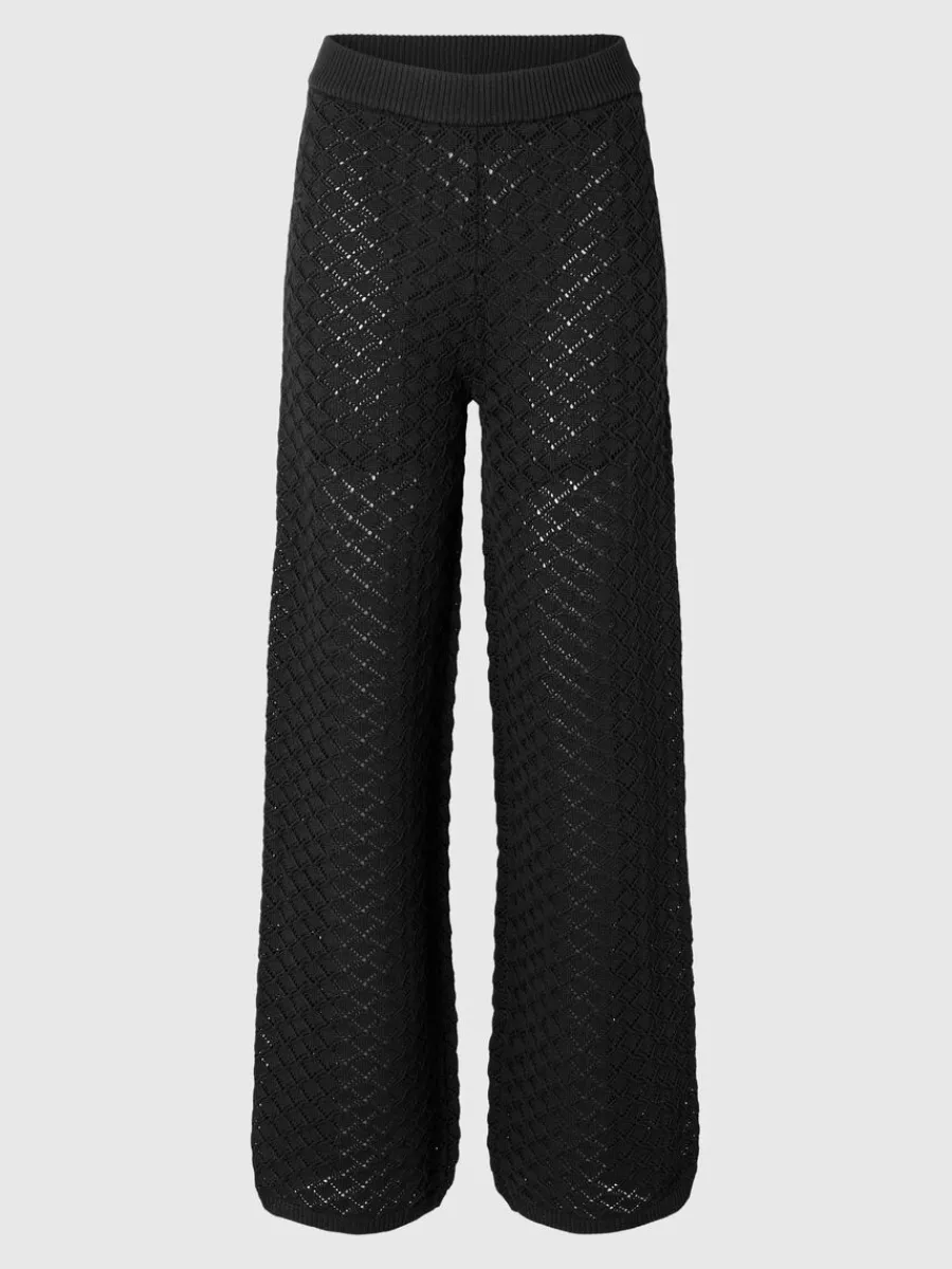 hg_midja_stickade_byxor_5.webp SELECTED HÖG MIDJA STICKADE BYXOR Black Sale
