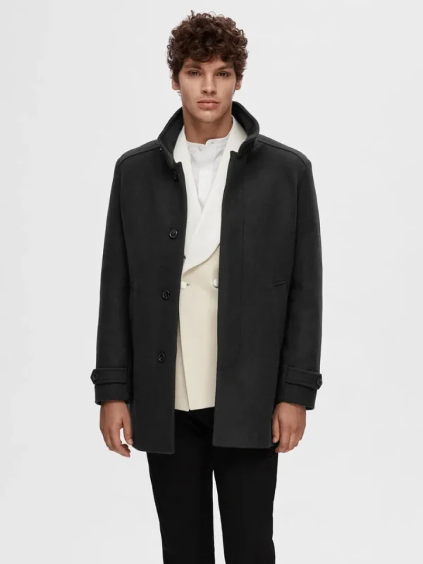 SELECTED HÖGHALSAD KAPPA Black Clearance