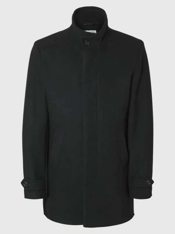 SELECTED HÖGHALSAD KAPPA Black Clearance