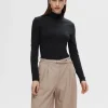 SELECTED HÖGHALSAD TOPP Black Online