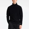 SELECTED HÖGHALSAD TRÖJA Black Fashion