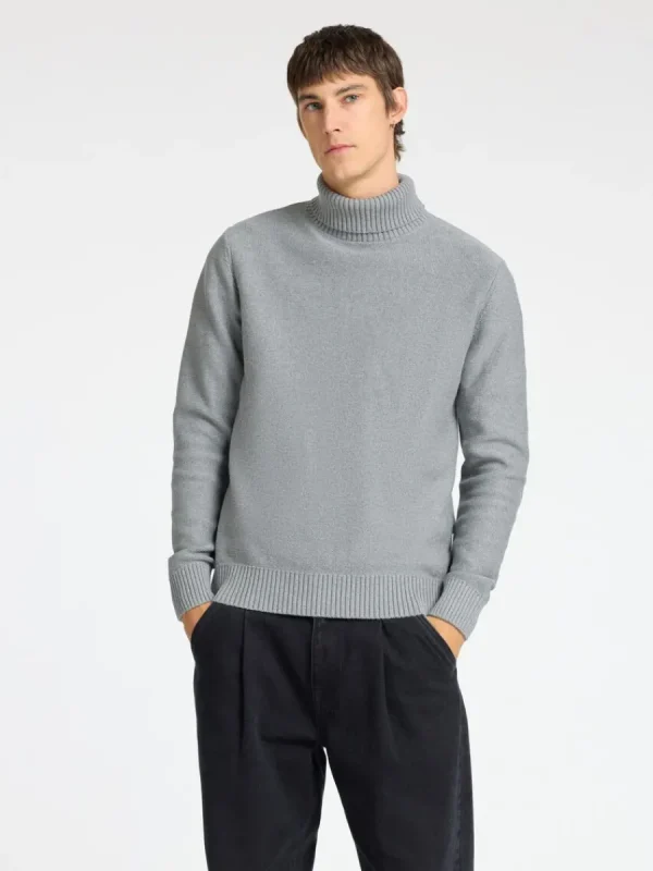 SELECTED HÖGHALSAD TRÖJA Grey Fashion