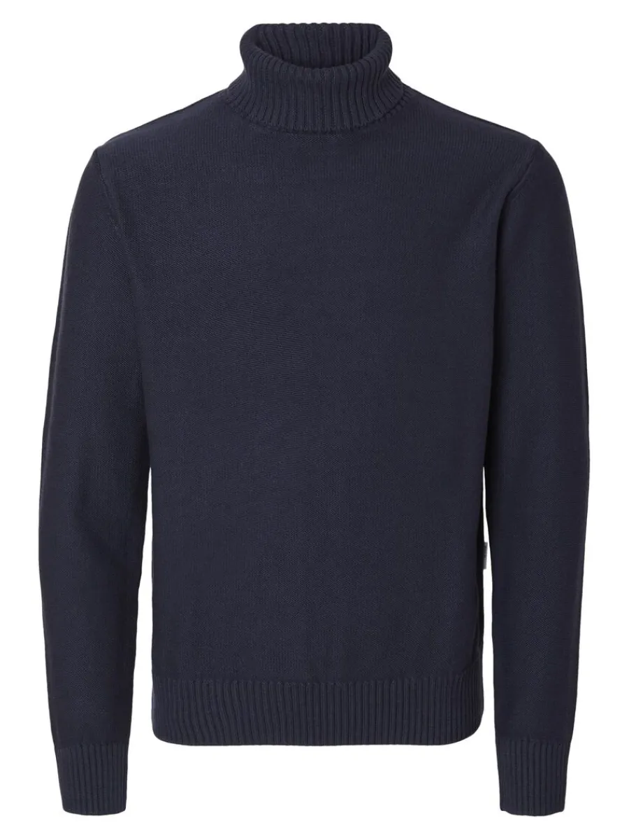 hghalsad_trja_4-9.webp SELECTED HÖGHALSAD TRÖJA Blue Cheap