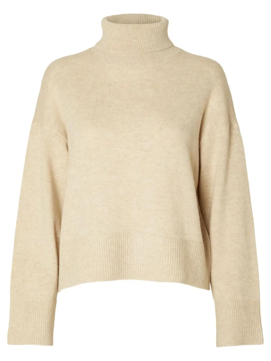hghalsad_trja_5-2.webp SELECTED HÖGHALSAD TRÖJA Beige Cheap