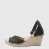 SELECTED HÖGKLACKADE LÄDER ESPADRILLES Black Online