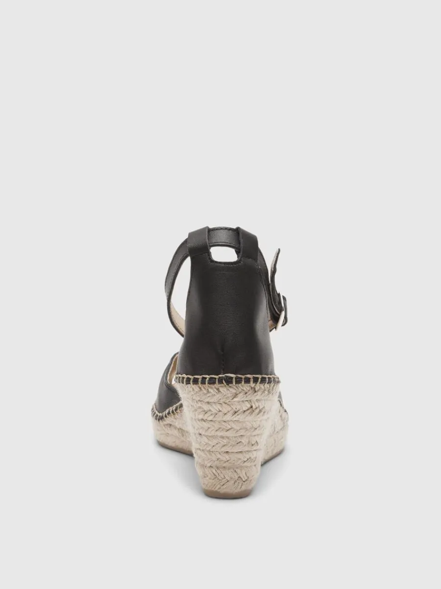 hgklackade_lder_espadrill_2.webp SELECTED HÖGKLACKADE LÄDER ESPADRILLES Black Online