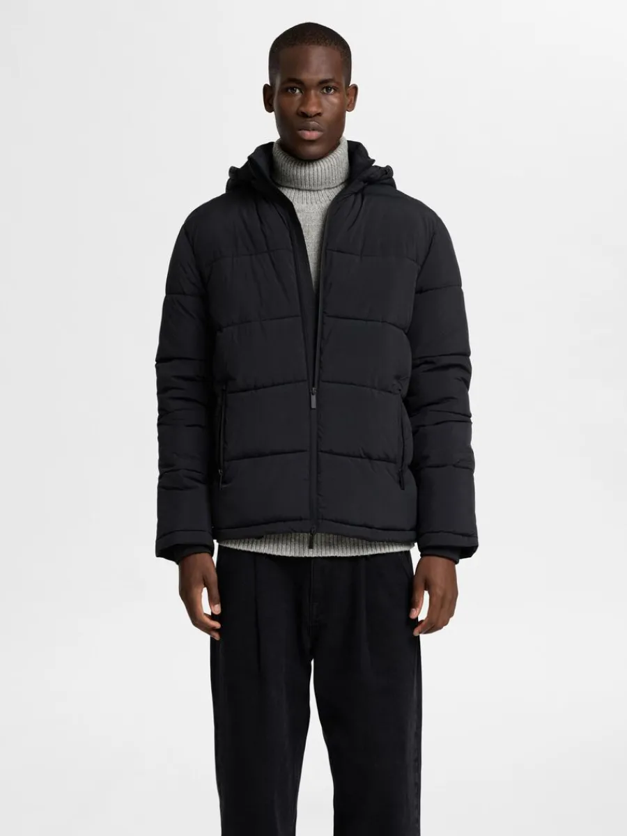 huvfrsedd_pufferjacka_0.webp SELECTED HUVFÖRSEDD PUFFERJACKA Black Best Sale
