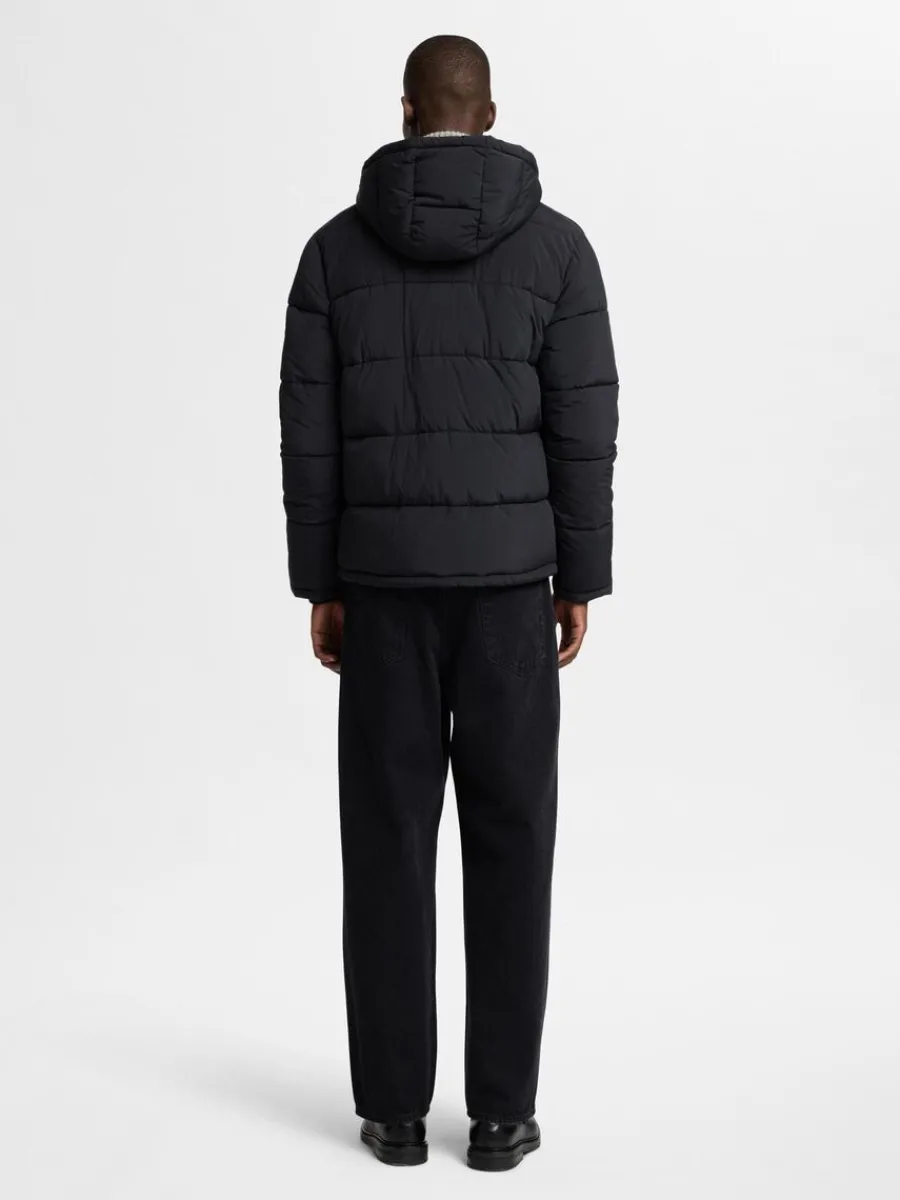 huvfrsedd_pufferjacka_1.webp SELECTED HUVFÖRSEDD PUFFERJACKA Black Best Sale