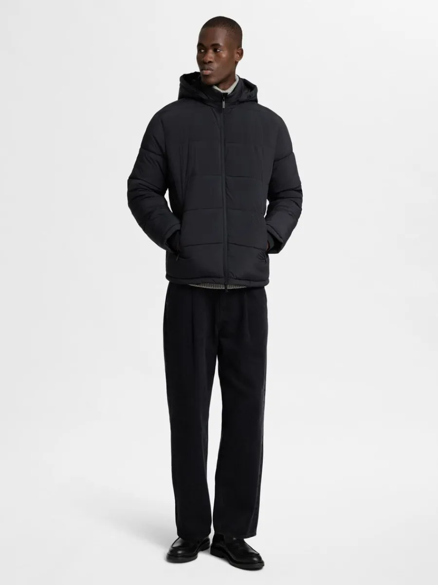 huvfrsedd_pufferjacka_2.webp SELECTED HUVFÖRSEDD PUFFERJACKA Black Best Sale