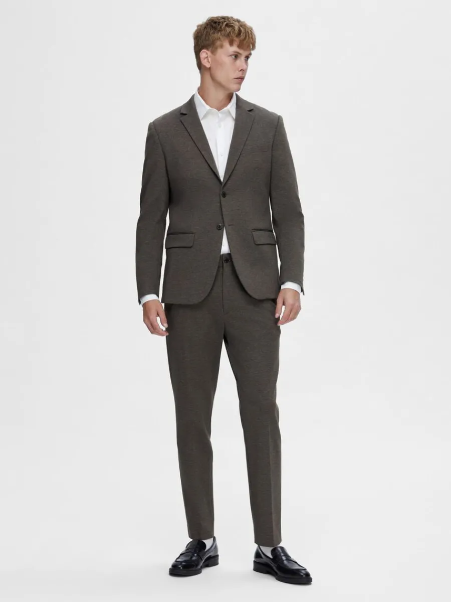 jersey_kavaj_1.webp SELECTED JERSEY KAVAJ Brown Online