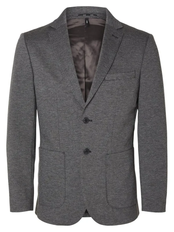 SELECTED JERSEY KAVAJ Grey Hot
