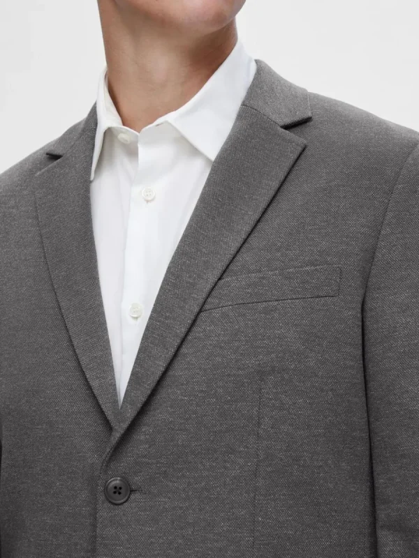SELECTED JERSEY KAVAJ Grey Hot
