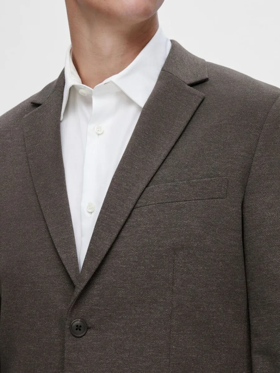 jersey_kavaj_3.webp SELECTED JERSEY KAVAJ Brown Online