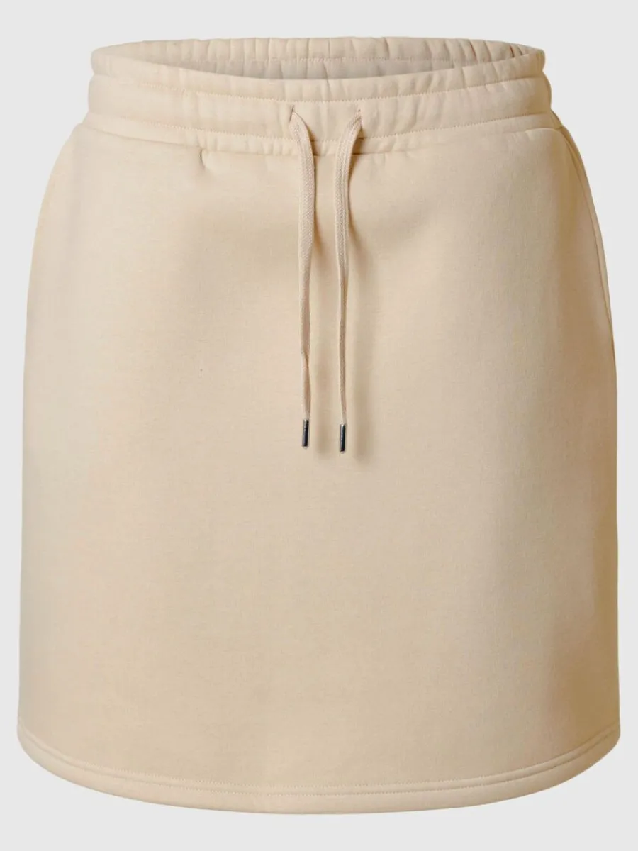 jersey_minikjol_0-1.webp SELECTED JERSEY MINIKJOL Beige Fashion