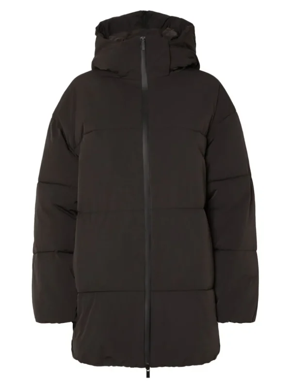 SELECTED JUSTERBAR PUFFERJACKA Black Fashion