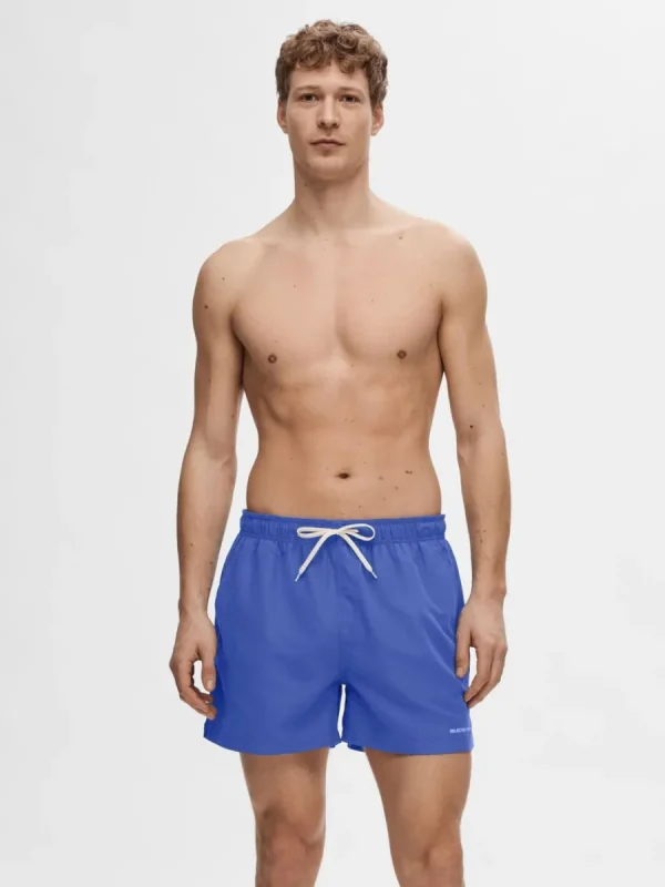 SELECTED KLASSISKA BADSHORTS Blue Shop