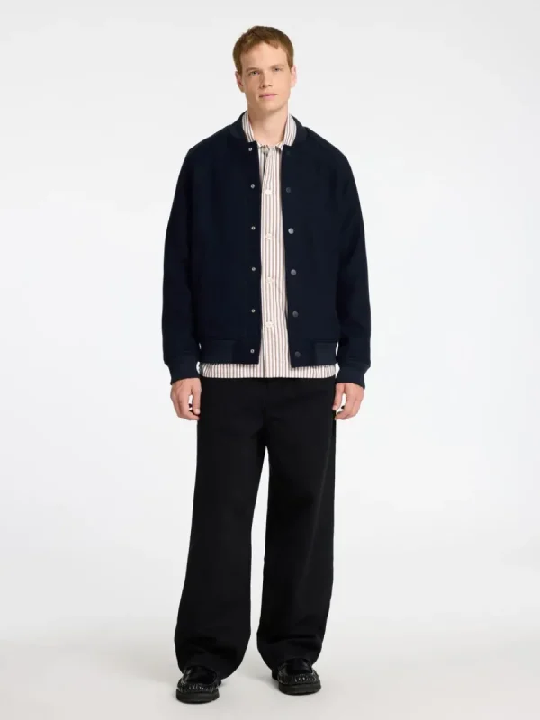 SELECTED KLASSISKA BOMBERJACKA Blue Online
