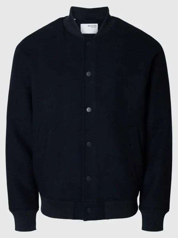 SELECTED KLASSISKA BOMBERJACKA Blue Online