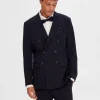 SELECTED KLASSISKA DUBBELKNÄPPT KAVAJ Blue Fashion