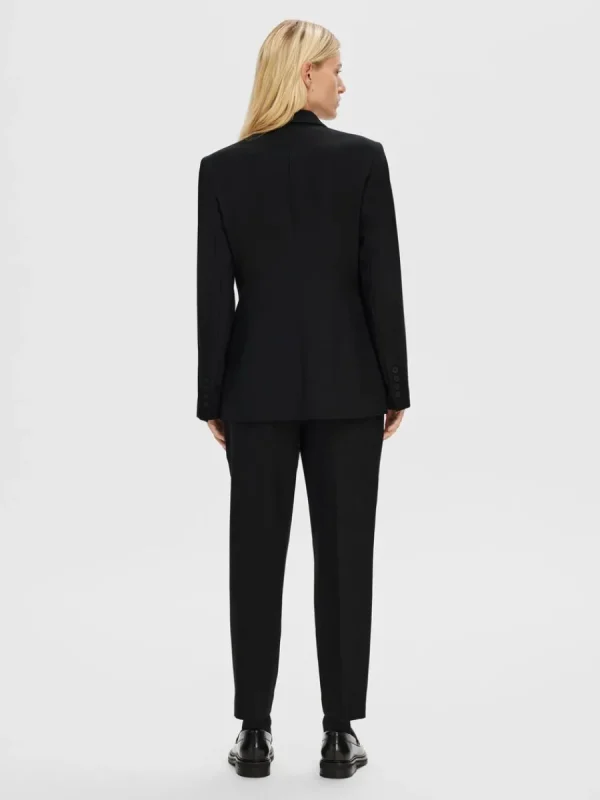 SELECTED KLASSISKA ENKELKNÄPPT KAVAJ Black Store
