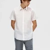SELECTED KLASSISKA KORTÄRMAD SKJORTA White Cheap