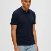 SELECTED KLASSISKA PIKÉTRÖJA Blue Flash Sale