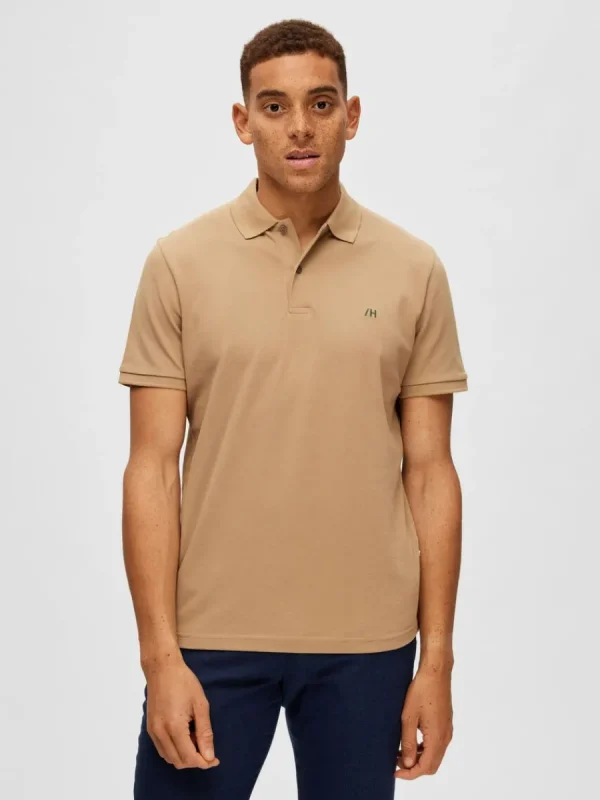 SELECTED KLASSISKA PIKÉTRÖJA Brown Sale