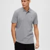 SELECTED KLASSISKA PIKÉTRÖJA Grey Cheap