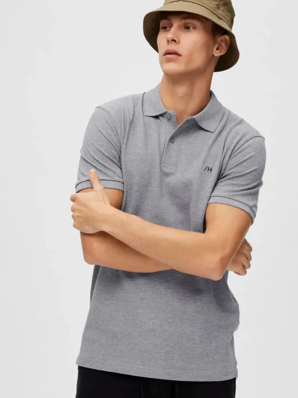 SELECTED KLASSISKA PIKÉTRÖJA Grey Cheap